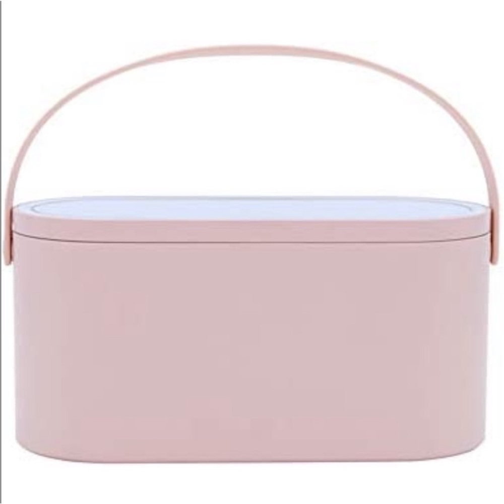 Portable Makeup Box with LED Mirror